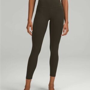 Lululemon Athletica Align™ High-Rise Pant with Pockets 25" DEEP OLIVE Size 6
